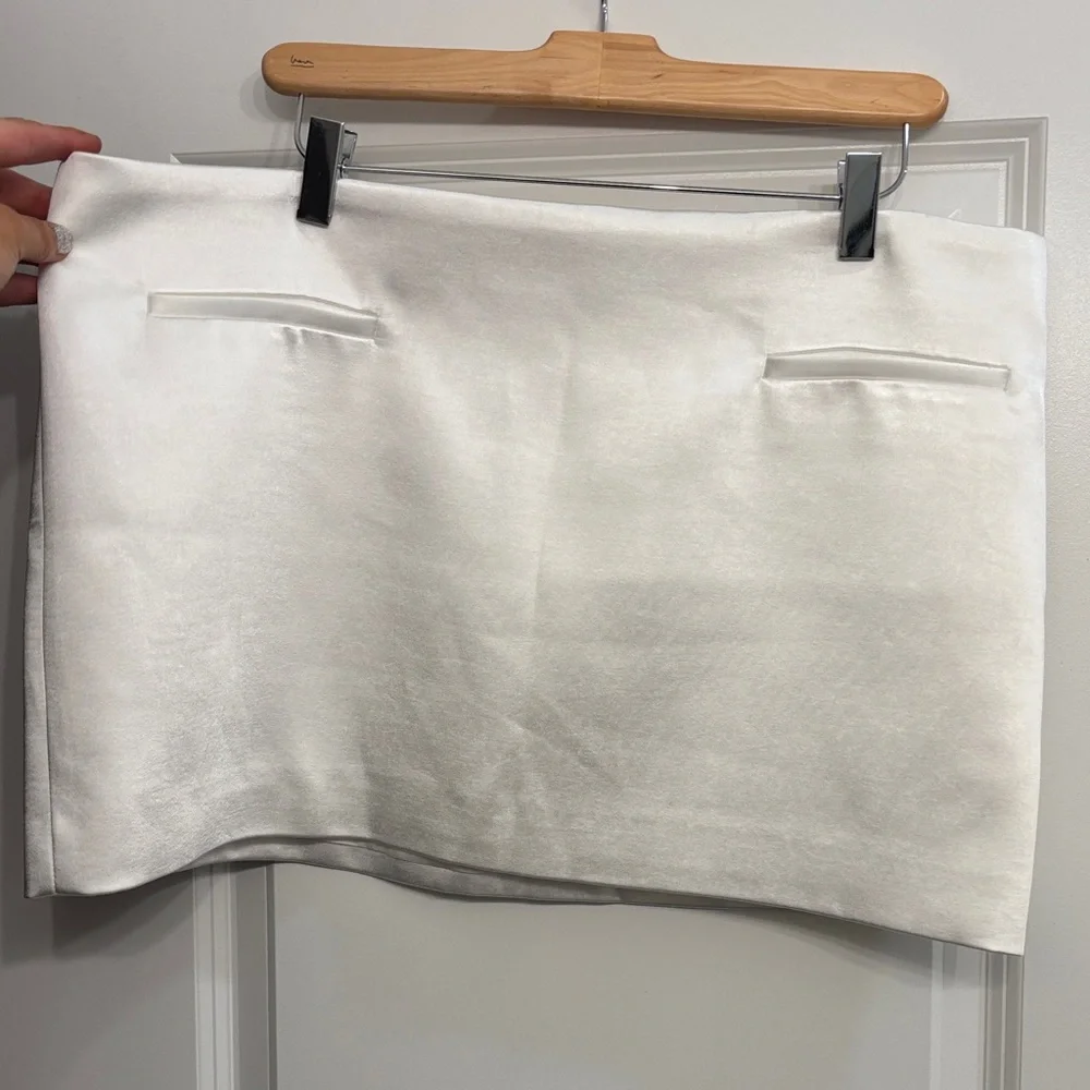 Zara White Mini Skirt